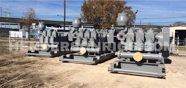(3) Continental Emsco FB-1600 Triplex Mud Pumps