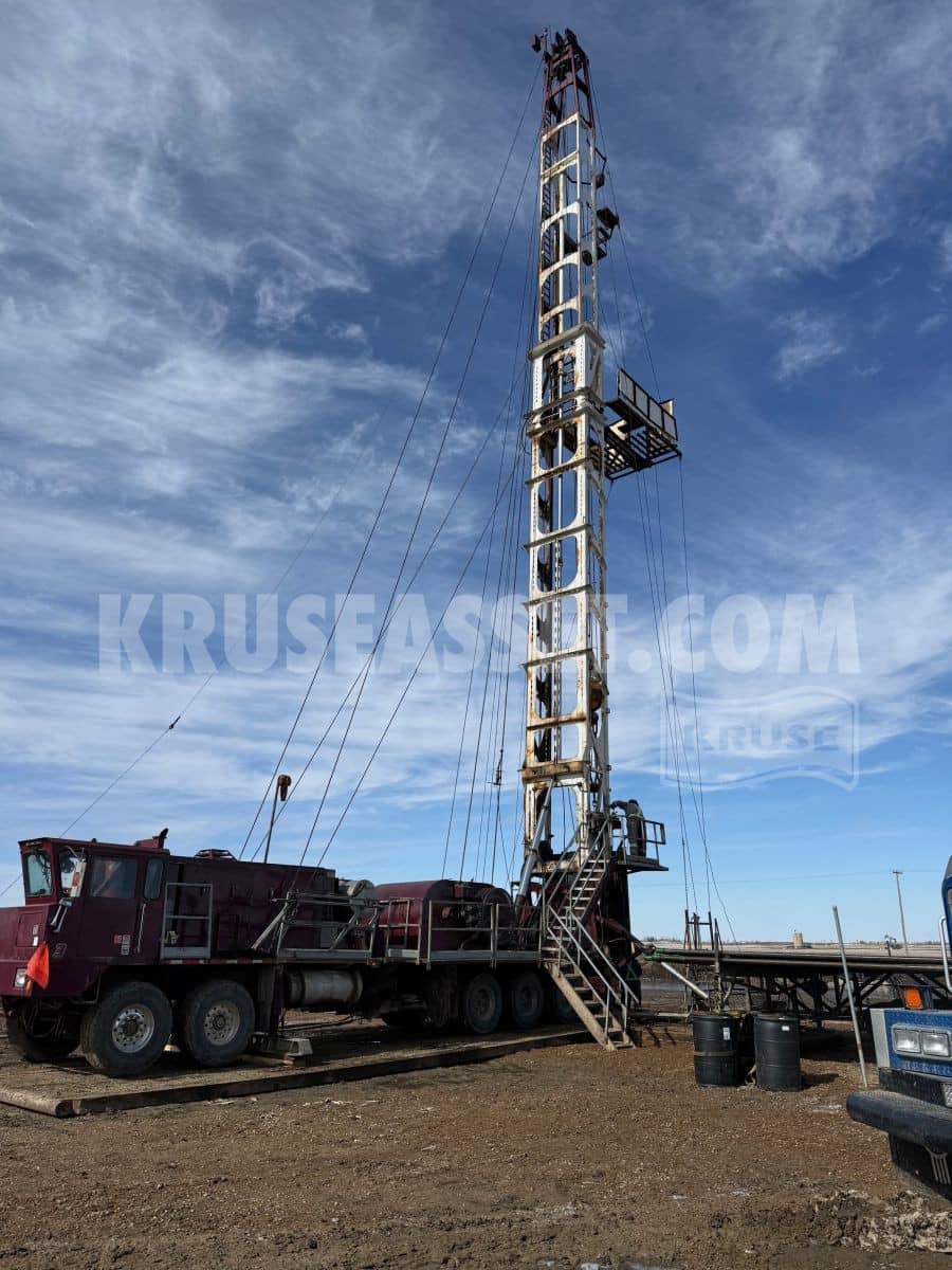 Freestanding Mobile Double Service Rig for Sale